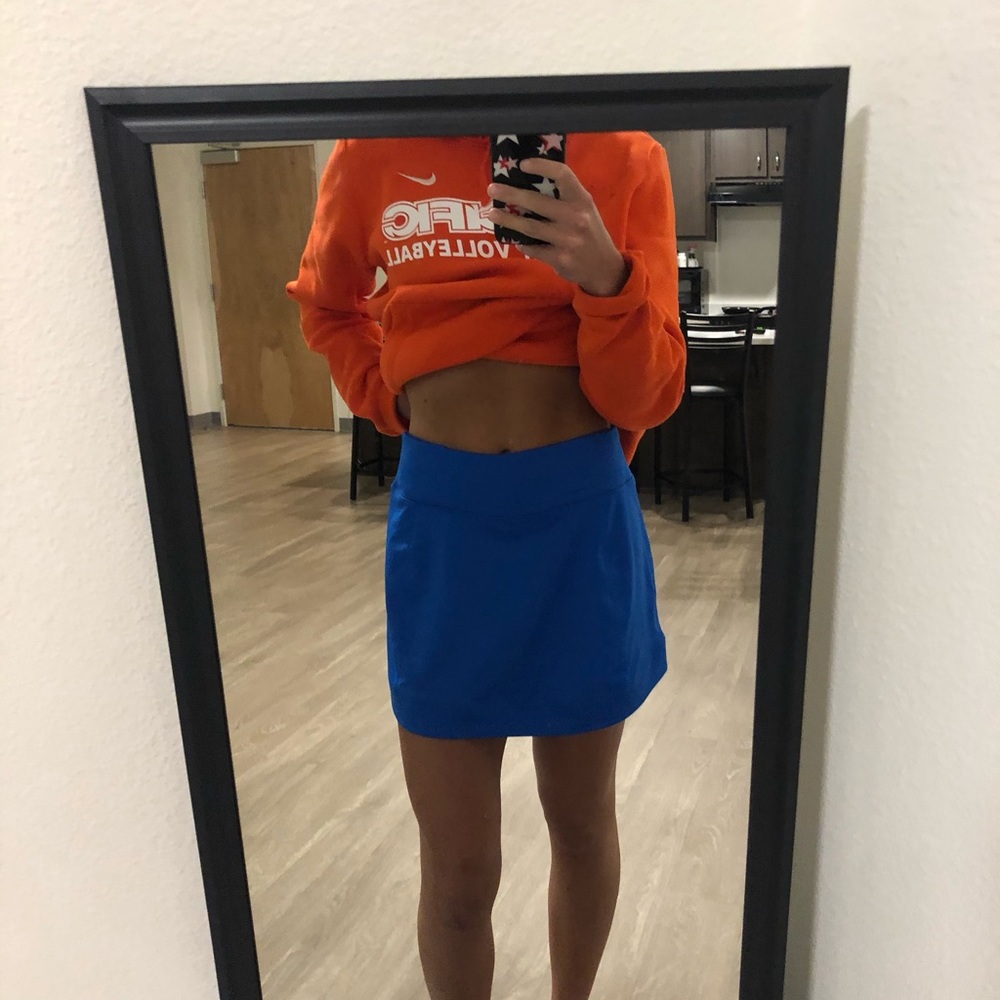 BLUE TENNIS SKORT